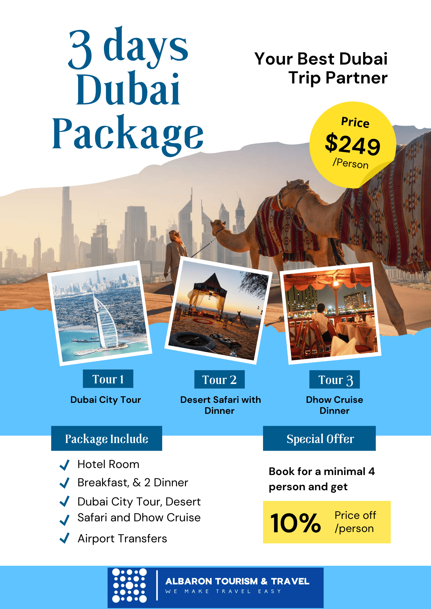 3 Days Dubai package